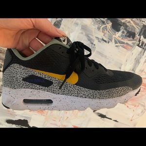 Nike Air Max Black and White Leopard Print